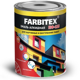 Эмаль алкидная пф-115 Farbitex 2.7 кг