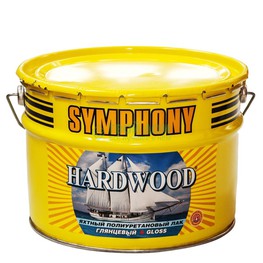 Лак паркетный Symphony Hardwood Aqua 9 л